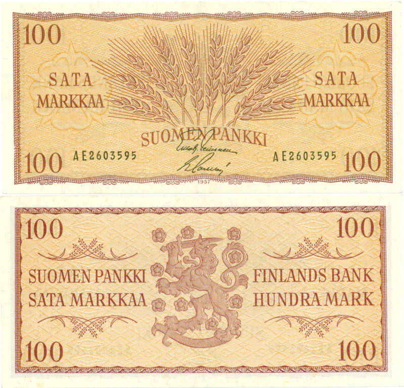 100 Markkaa 1957 AE2603595